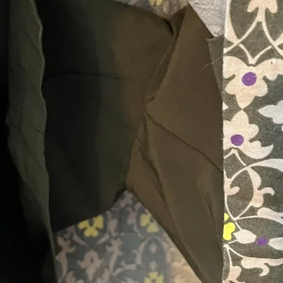 Lizgolf Athletic Skort Floral Sportswear Womens Sz 8 Olive Green Trimmed Lined - Picture 6 of 6